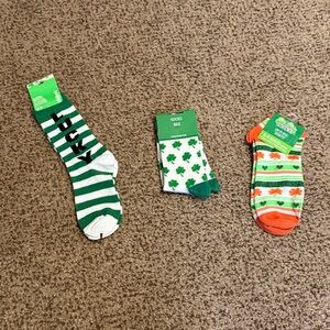 NWT St. Patrick’s Day Themed Socks Set